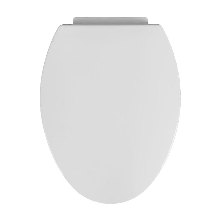 Siège de toilette allongé blanc